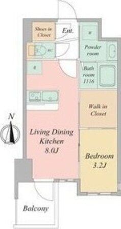 セレニテ東梅田アリエの物件間取画像